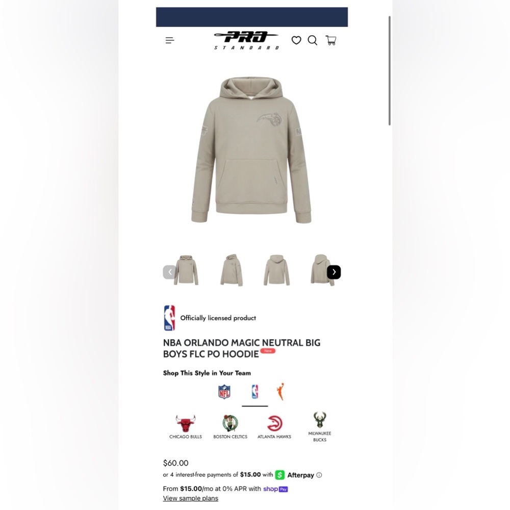 Orlando Magic Boys Hoodie